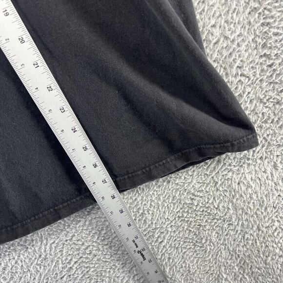 Hot Leathers Shirt Men's 2XL Black Faded Social Distancing Biker Y2k Motorcycle - Picture 2 of 9